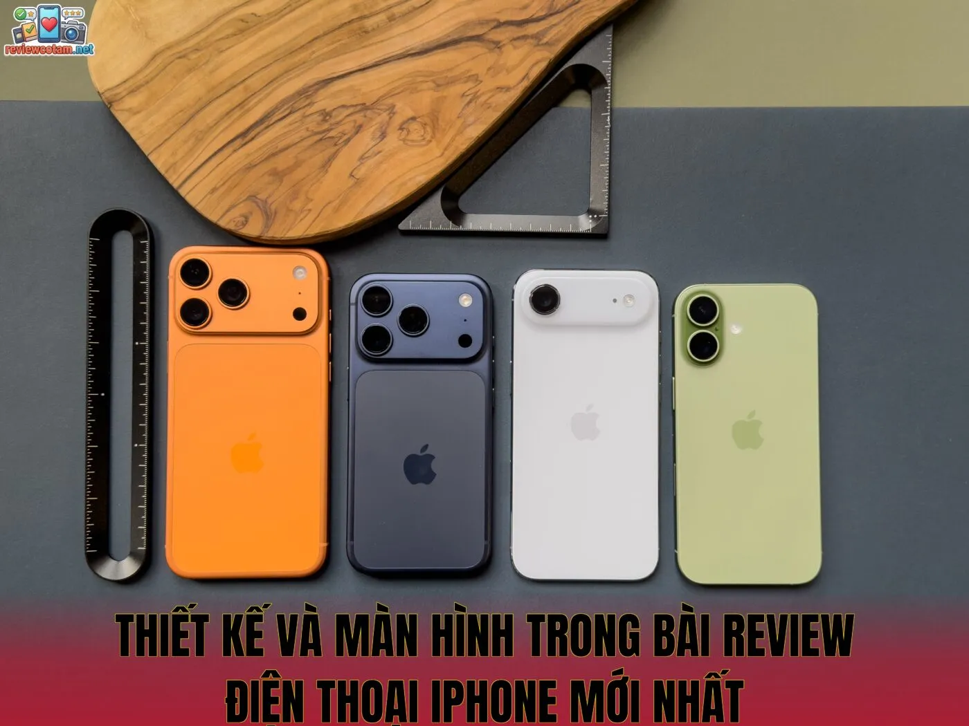 Thiết kế và màn hình trong bài review điện thoại iPhone mới nhất