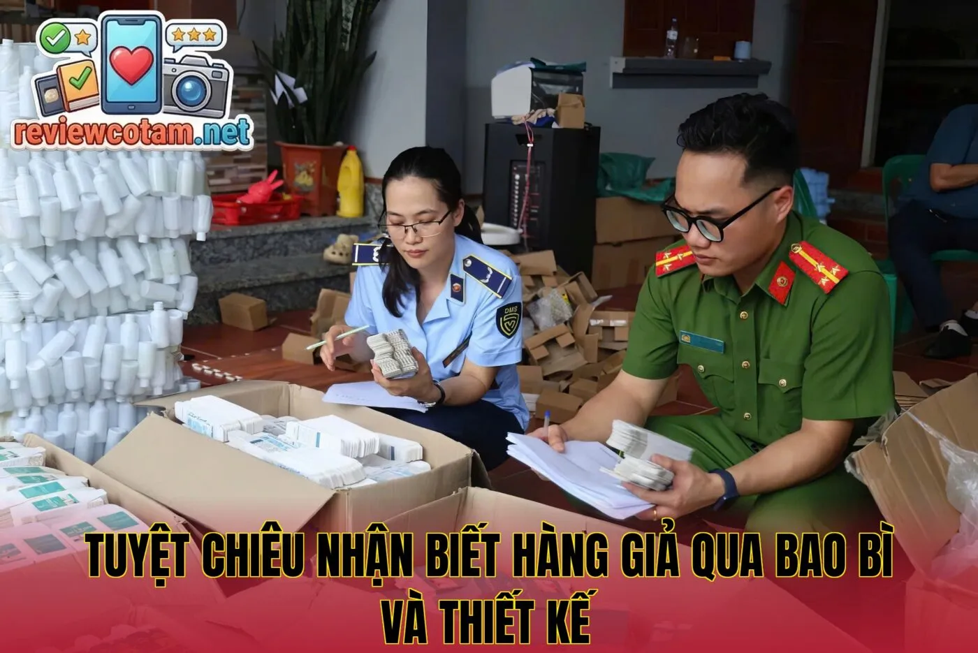 Tuyệt chiêu nhận biết hàng giả qua bao bì và thiết kế