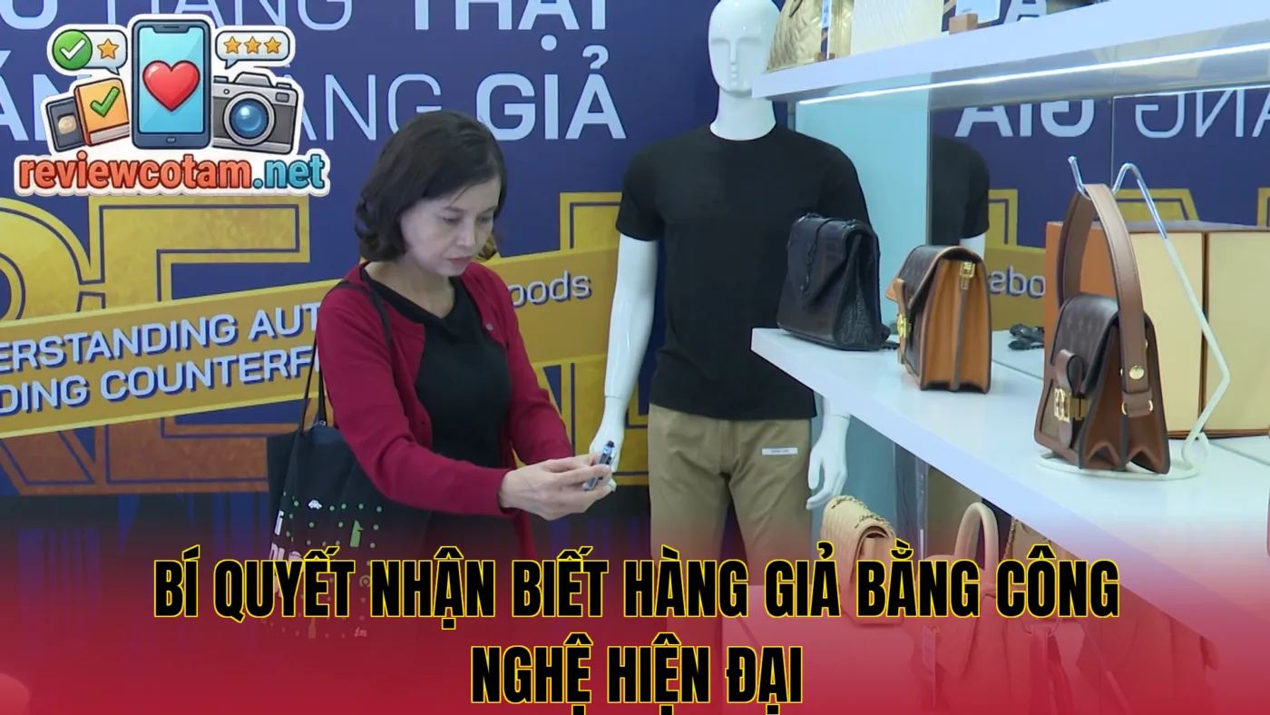 Bí quyết nhận biết hàng giả bằng công nghệ hiện đại