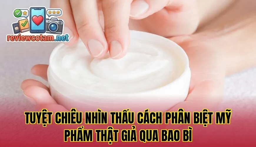 Tuyệt chiêu nhìn thấu cách phân biệt mỹ phẩm thật giả qua bao bì