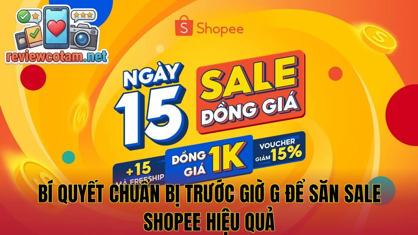 Bí quyết chuẩn bị trước giờ G để săn sale Shopee hiệu quả