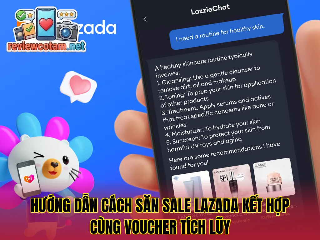 Hướng dẫn cách săn sale Lazada kết hợp cùng voucher tích lũy