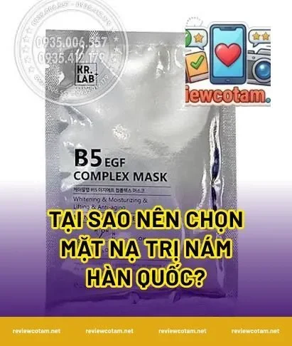 Tại Sao Nên Chọn Mặt Nạ Trị Nám Hàn Quốc?